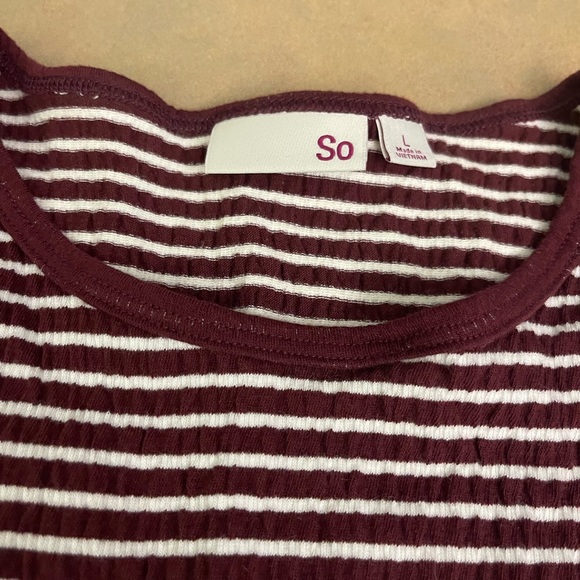 Short sleeve cropped ribbed tee - Picture 2 of 3